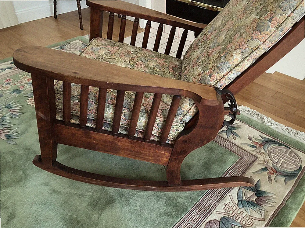 Antique Rocking Morris Chair Recliner RARE!! Local Pick Up