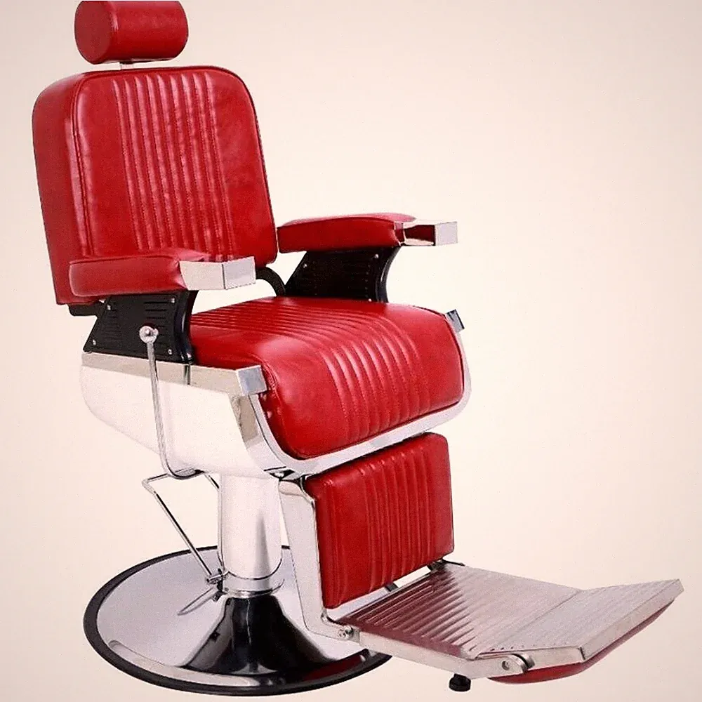 Heavy Duty Hydraulic Reclining Barber Chair, 360 Swivel Vintage Barber Chair
