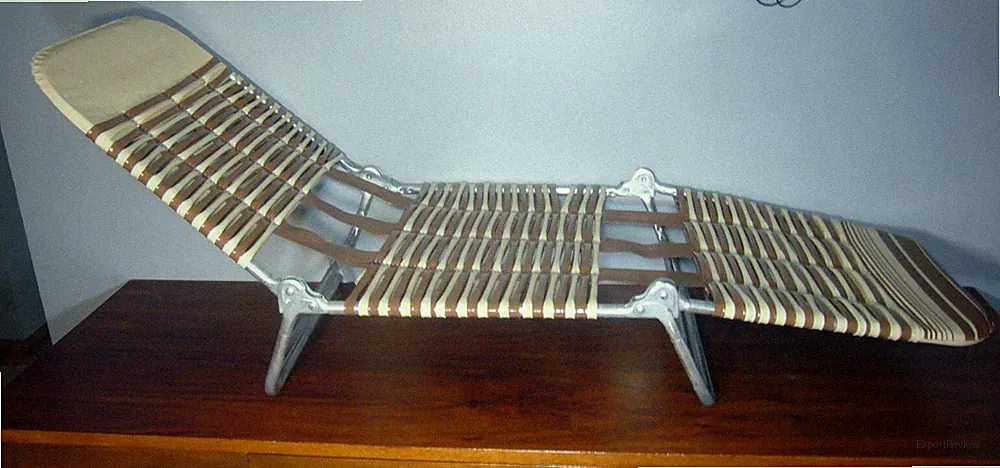 MCM EC Vintage kids Reclining Folding jelly Tube Chaise Lounge Chair Patio