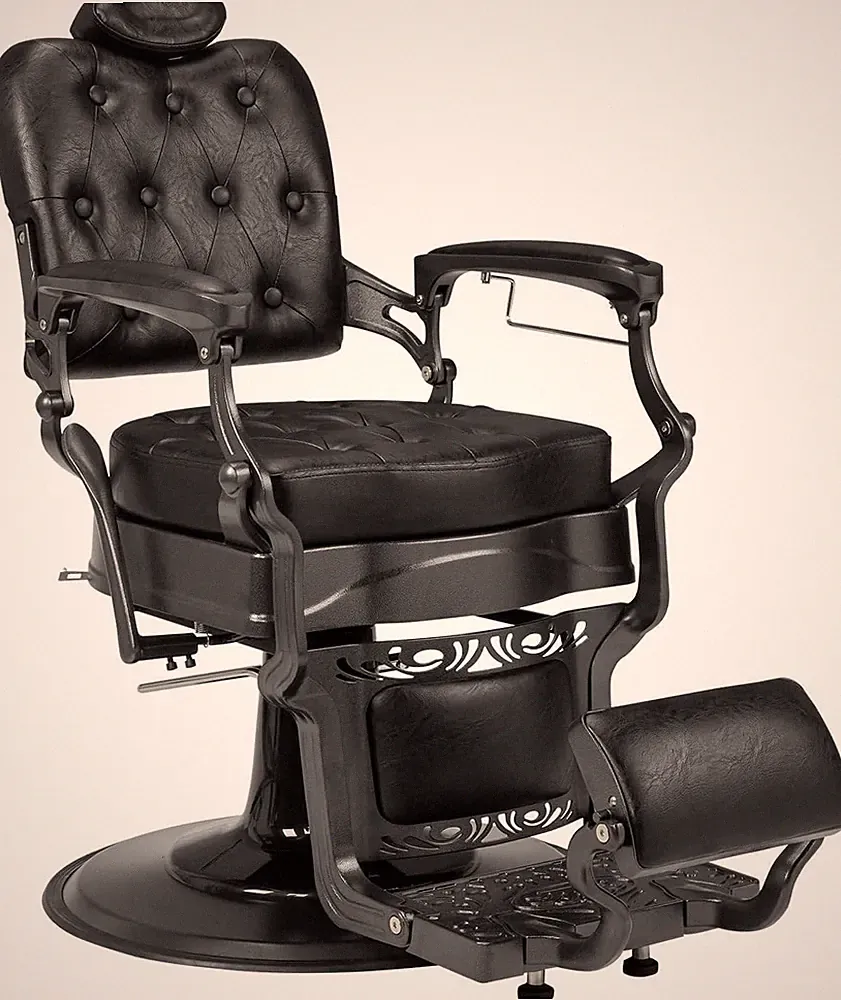 Metal Vintage Barber Chair Hydraulic Reclining Salon Beauty Spa Chair Styling