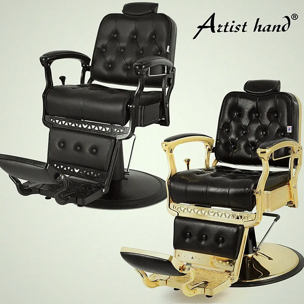Pro Reclining Vintage Barber Chair Hydraulic Heavy Duty Beauty Salon Spa Styling